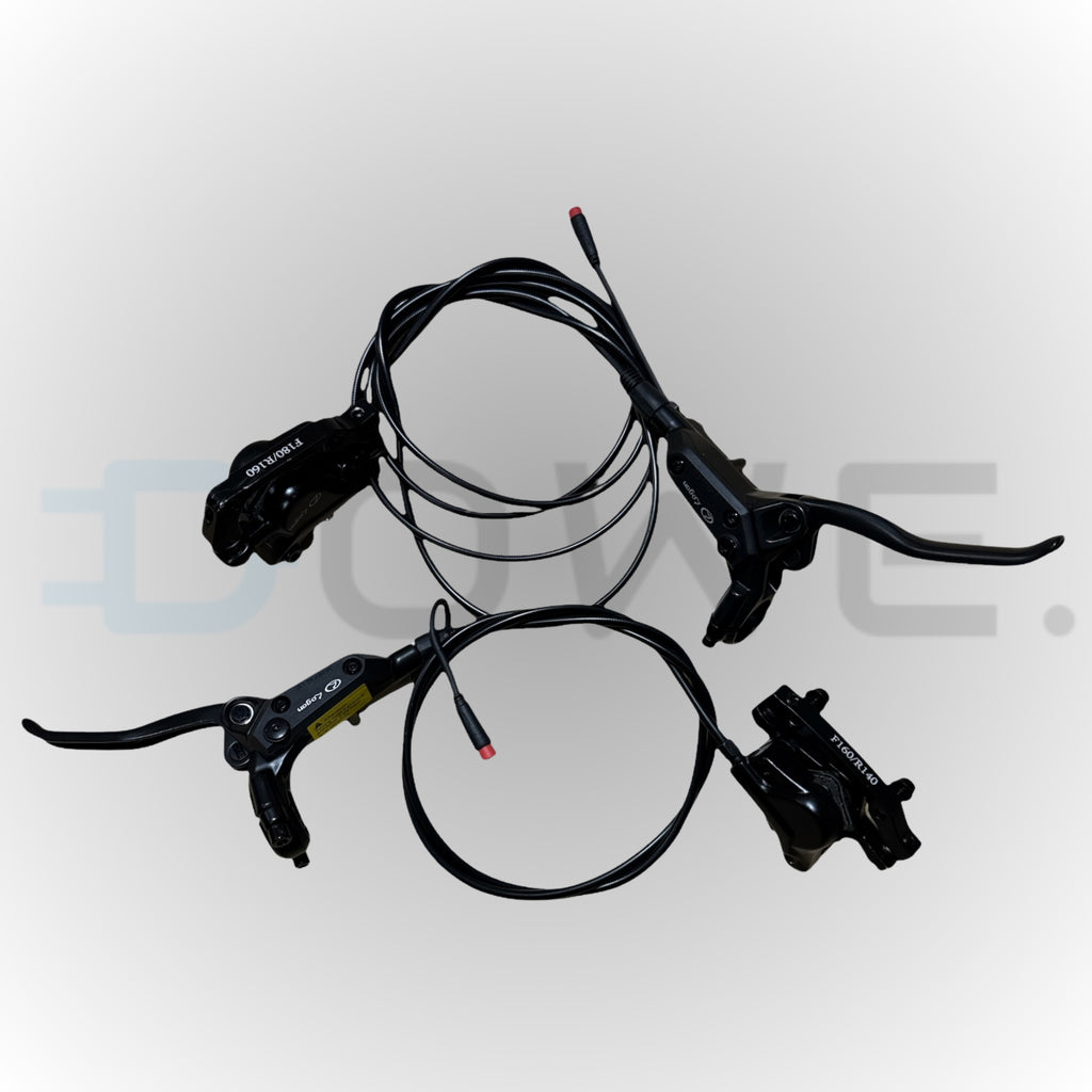 Hydraulische remset compleet met remblokken voor QMWheel V20 en V20 Pro fatbike