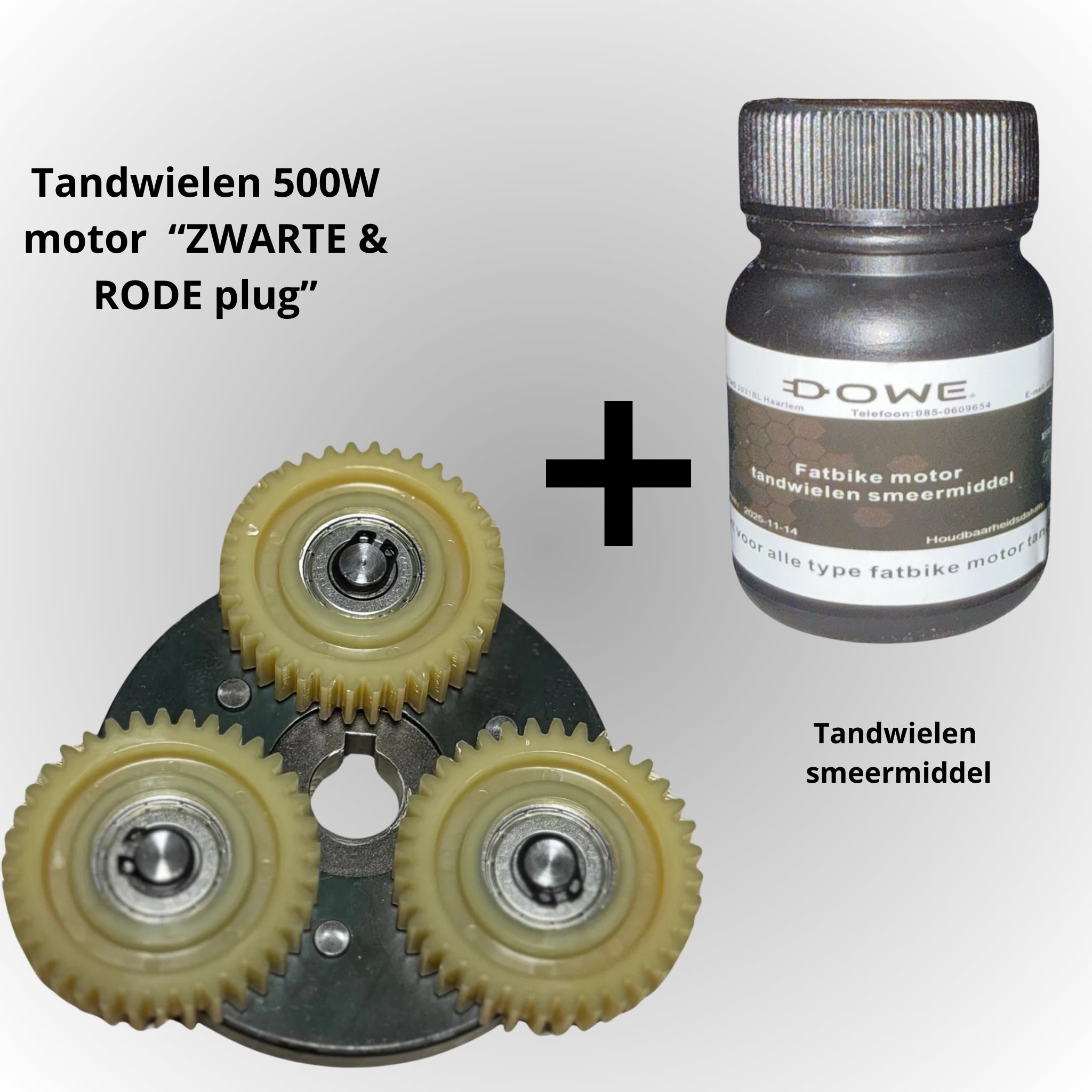 OUXI Motor Tandwielen 36T 500W Motor + 50 gram SMEERMIDDEL – Geschikt voor Ouxi – Fatbike Motor Tandwielen - LET OP" Kabel rechterkant "