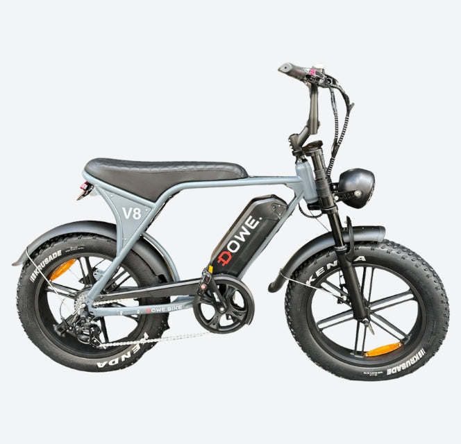 Ouxi V8 Elektrische Fatbike 2024 - Hydraulisch Remmen - Grijs 