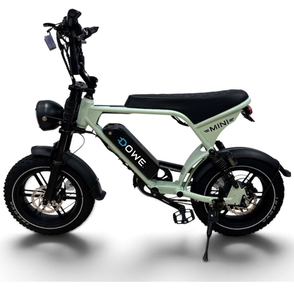 Dowe V8 Ultra Mini Fatbike groen – vooraanzicht