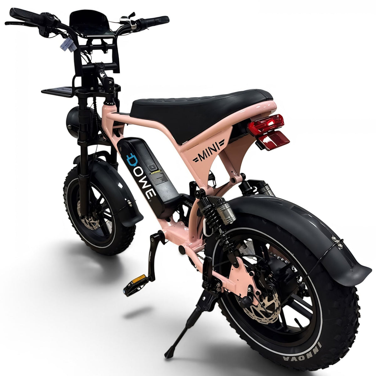Dowe V8 Ultra Mini Fatbike roze – vooraanzicht