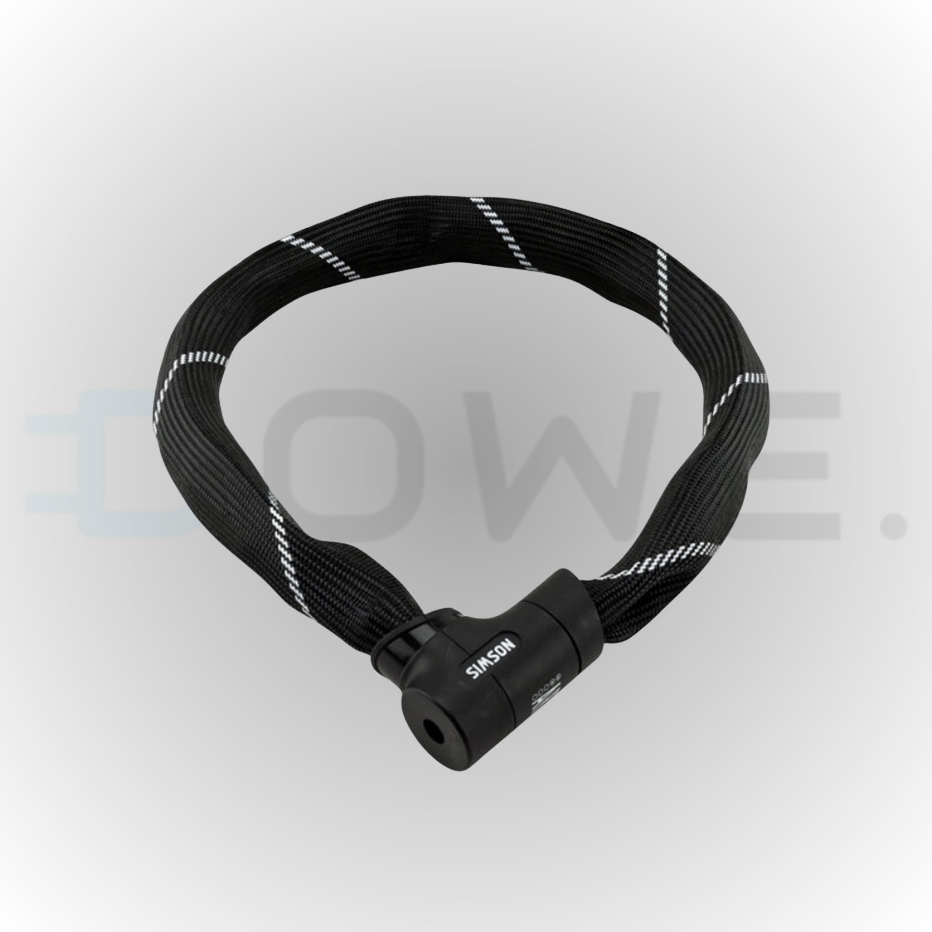 Simson Kettingslot Bold 120 cm zwart – ART** gecertificeerd sterk fietsslot  