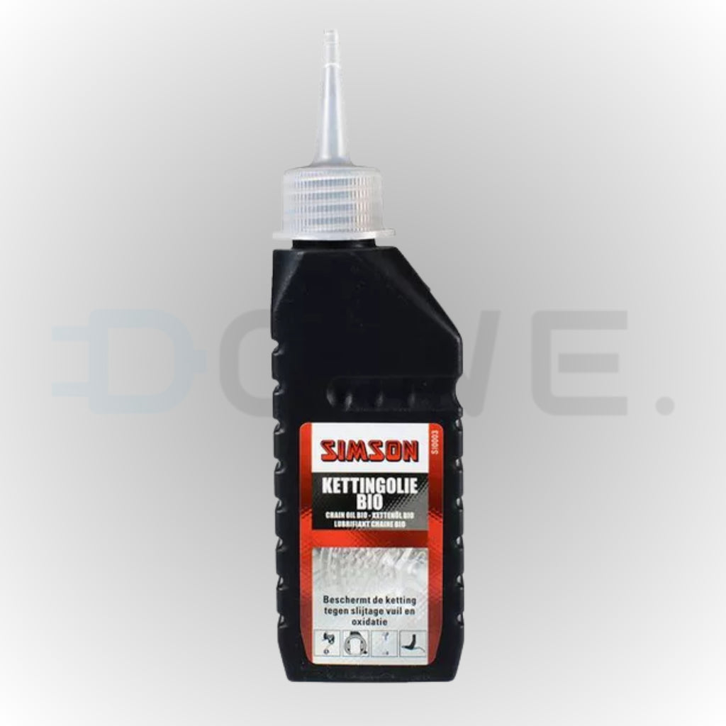 Simson Kettingolie Bio Naturel 100ml – biologisch afbreekbare fietsolie met doseertuit tegen roest en slijtage