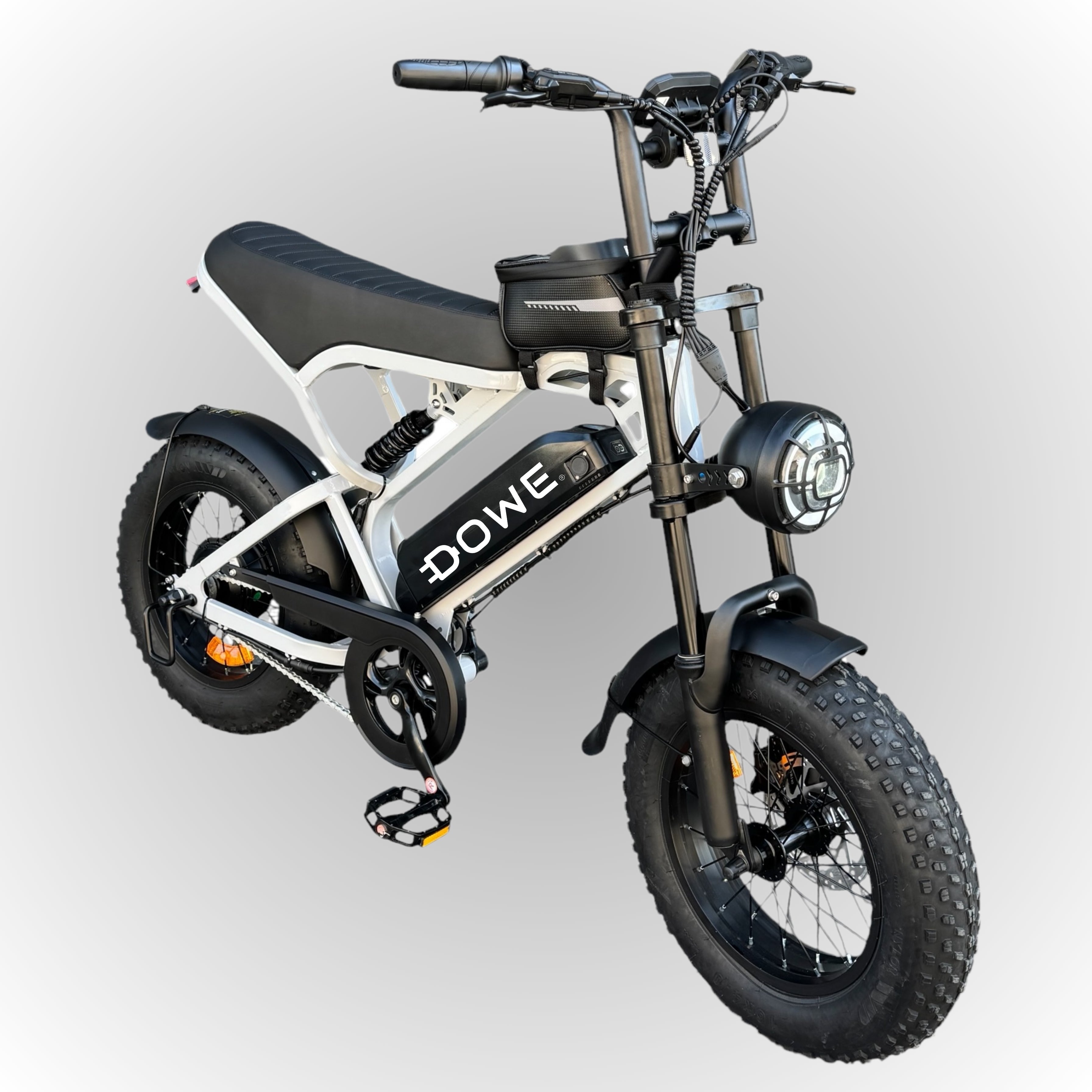 V20 Pro Mini Fatbike - Nardo Grijs | Compacte Elektrische Fatbike 250W | hydraulische remmen - 25kmh