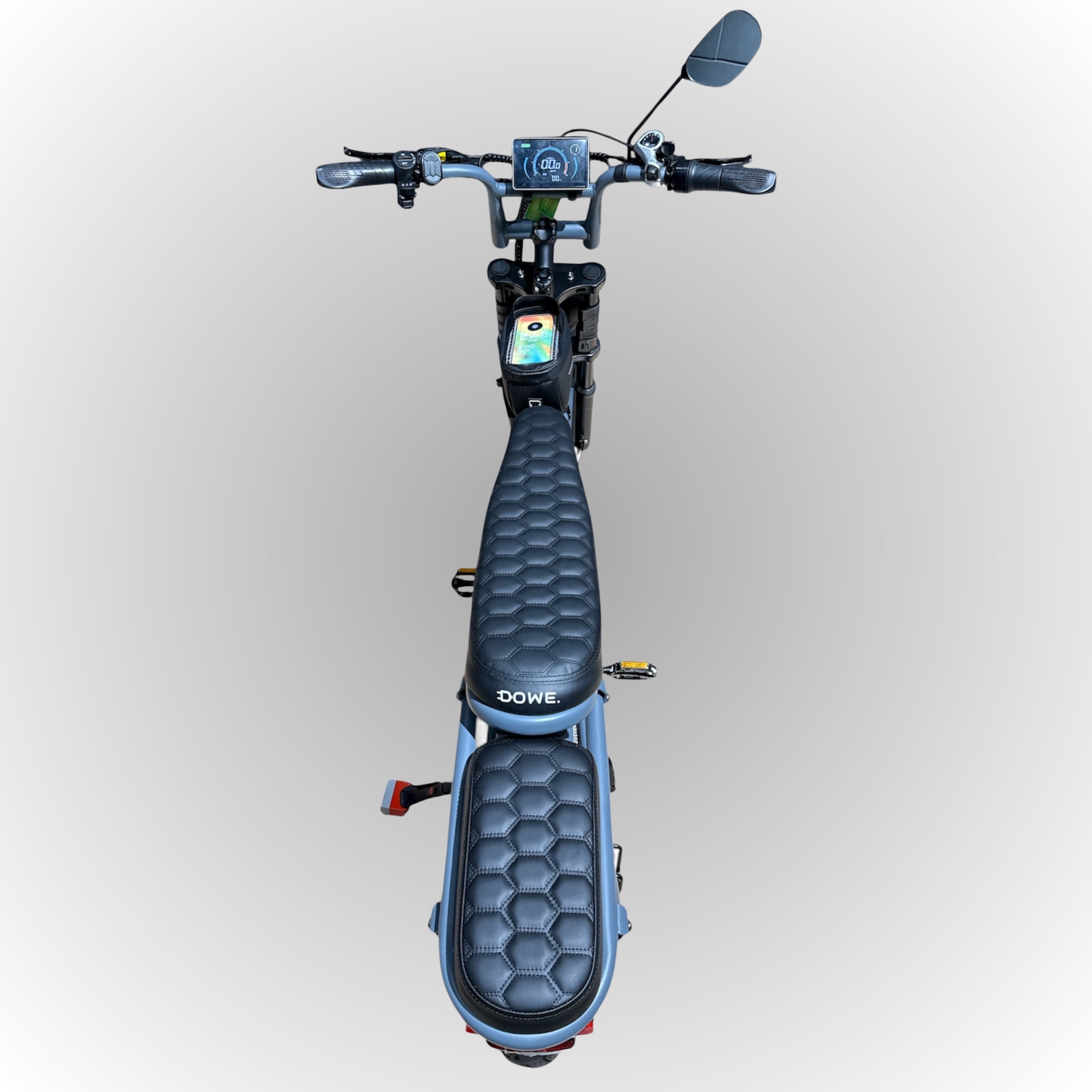 Dowe H10 Elektrische Fatbike – Grijs | NFC | 17,5Ah Accu & Gratis Accessoires