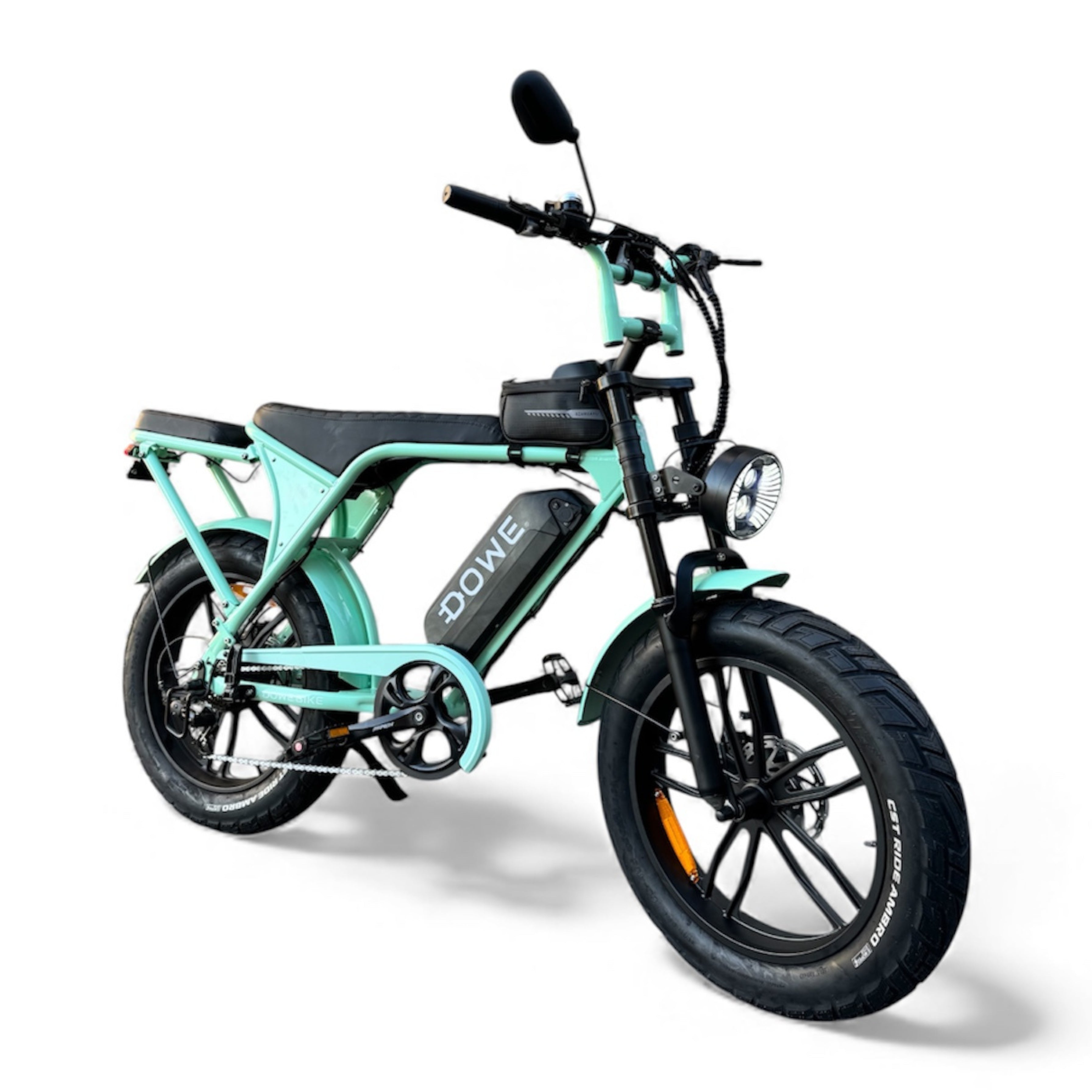 Elektrische Fatbike Mint Groen – NFC & 17,5Ah Accu