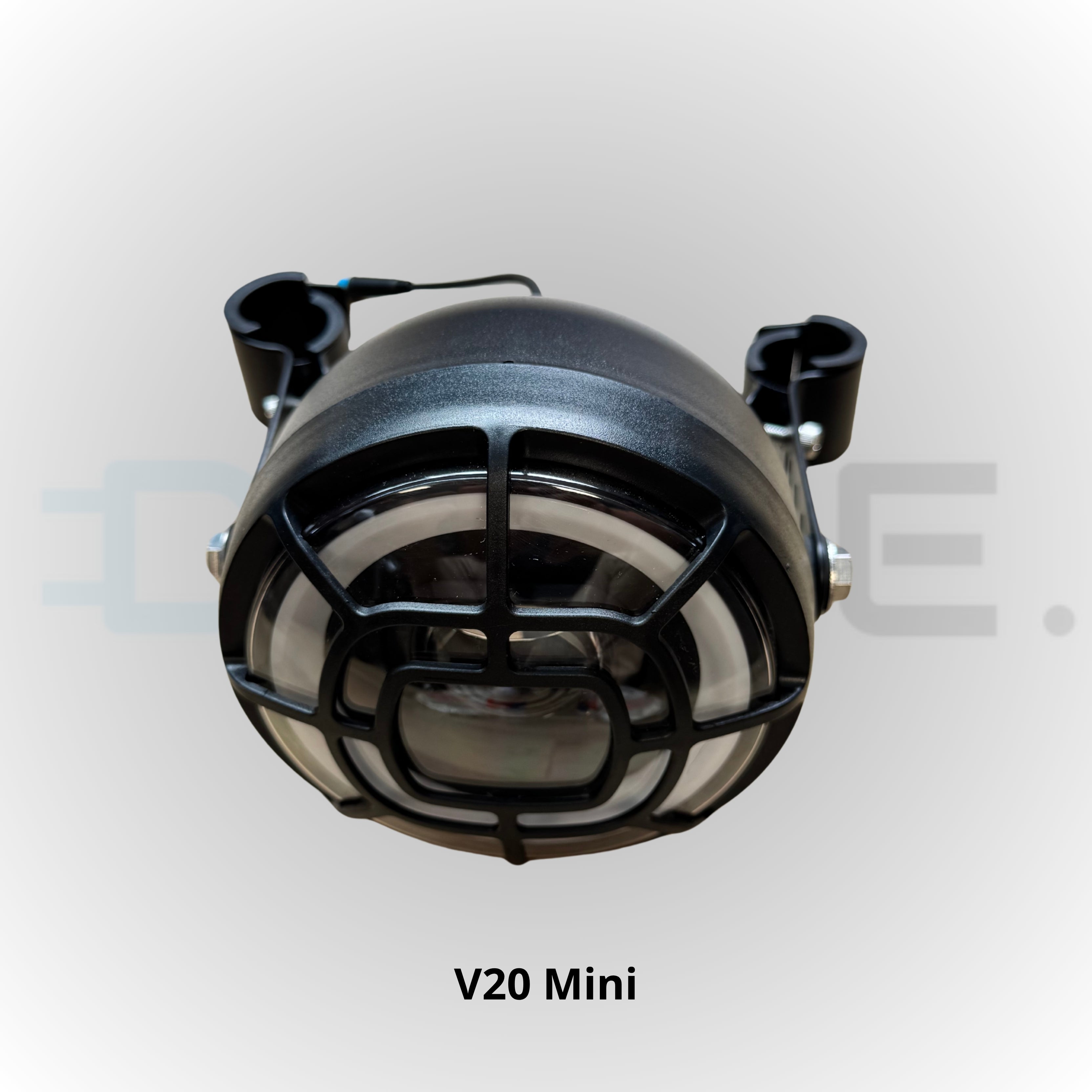 Koplamp met bevestigingsbeugels voor QMWheel V20 Mini fatbike – helder LED voorlicht voor elektrische mini fatbike