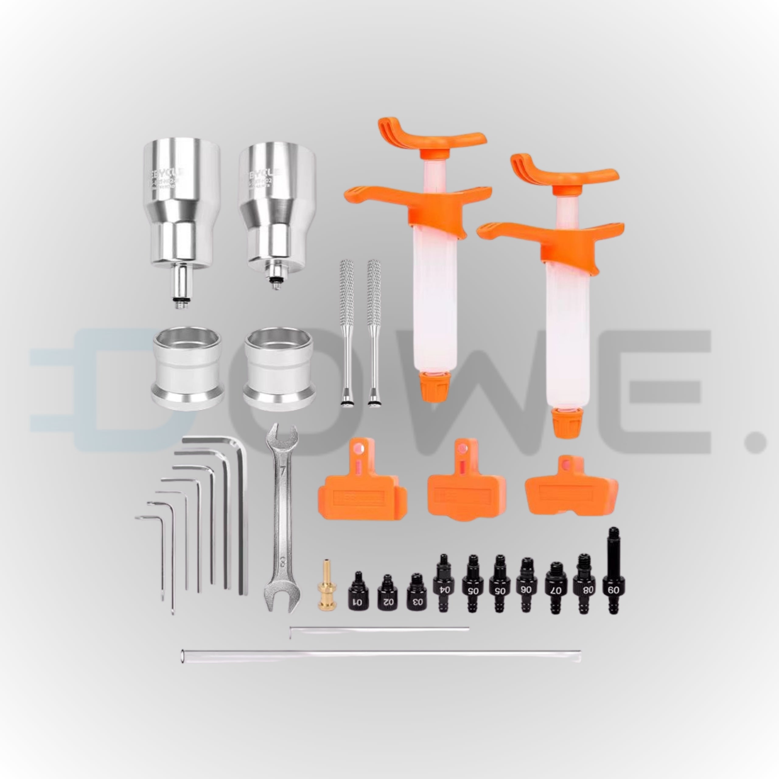 Ontluchtingsset voor Hydraulische Remmen – Geschikt voor Mineral Olie – Universele Bleed Kit